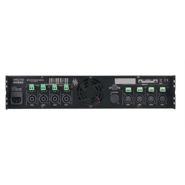 Audac SMQ750 DSP Power Amfi 4x750W/4-ohm