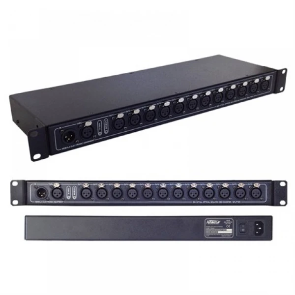 Nebula IDS-12 (5-Pin) 12 Kanal Dmx Splitter, Booster, optik koruma