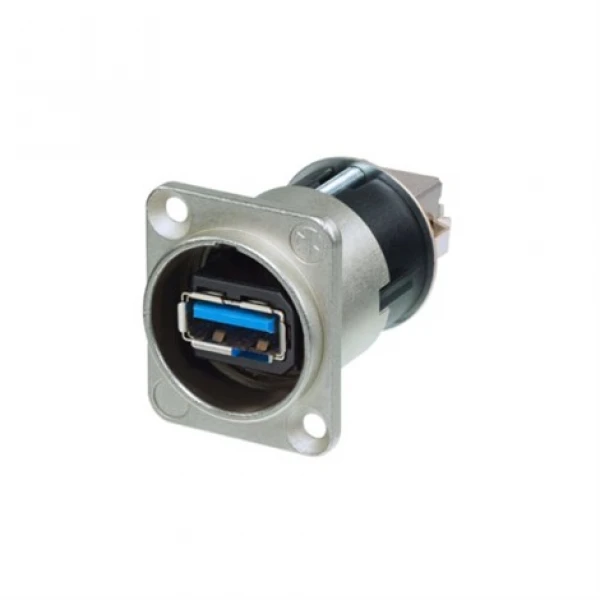 Neutrik NAUSB3 şasi tip USB, Reversible USB 3.0 gender changer (type A and B),