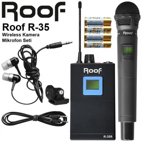 ROOF R-35 VJ EL Tipi Kameraman Seti 512 mhz