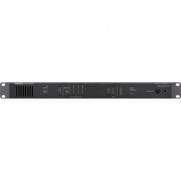 SHURE Mxwanı4 4-Kanal Audio Ağ Arabirim