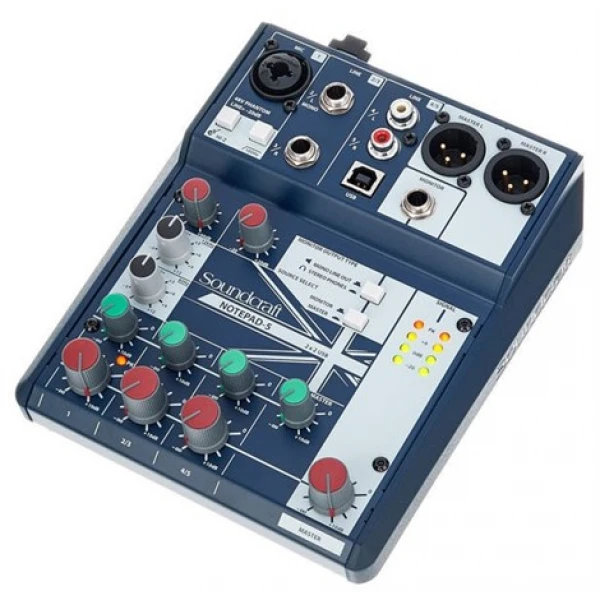Soundcraft Notepad-5 3-kanal Analog Mikser