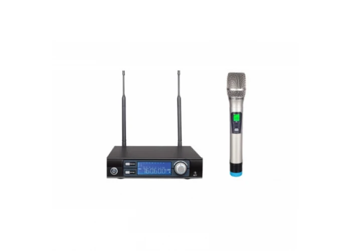 Machtig KS-3360 EL Tipi Kablosuz Mikrofon Seti, 128-kanal Uzun Mesafe 300-metre