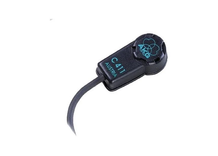 AKG C411-L Kablosuz sistemler için Yapıştırma Piezo Mikrofon, mini XLR