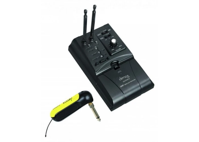 Denox GUITAR SET Gitar için Kablosuz Mikrofon seti 710-865mhz. Kırsalda kullanılabilir.