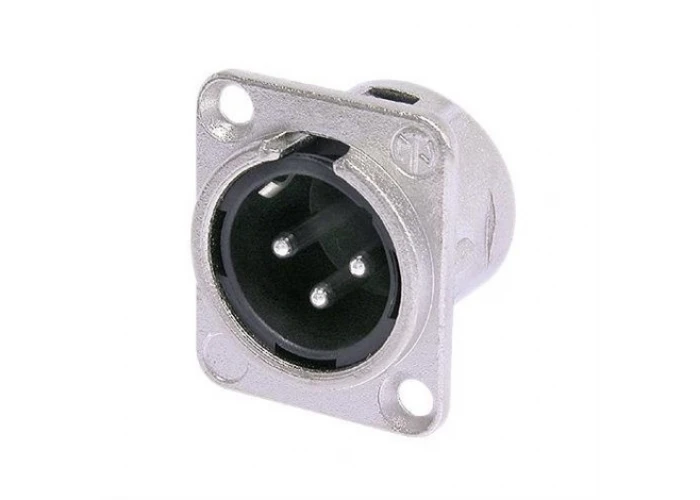 Neutrik NC3MD-L-1 3 Pin XLR şasi tip Erkek Konnektor
