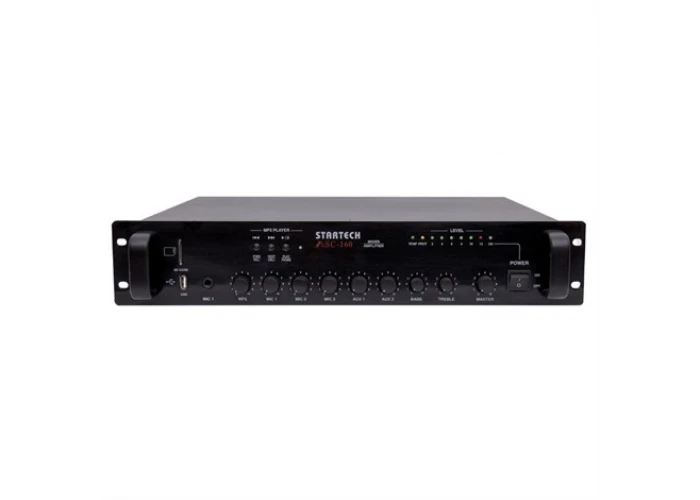Omcron ASC 160 160W/100V Mikser Amfi, USB/SD/Bluetooth, EMC 24V AC/DC