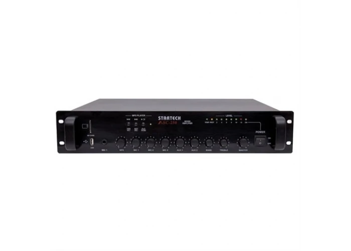 Omcron ASC-250 250W/100V Mikser Amfi, USB/SD, EMC 24V AC/DC