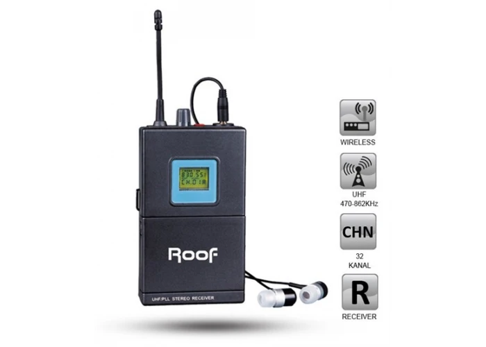 ROOF R-3R Tour Guide Body Pack Receiver + Headphone