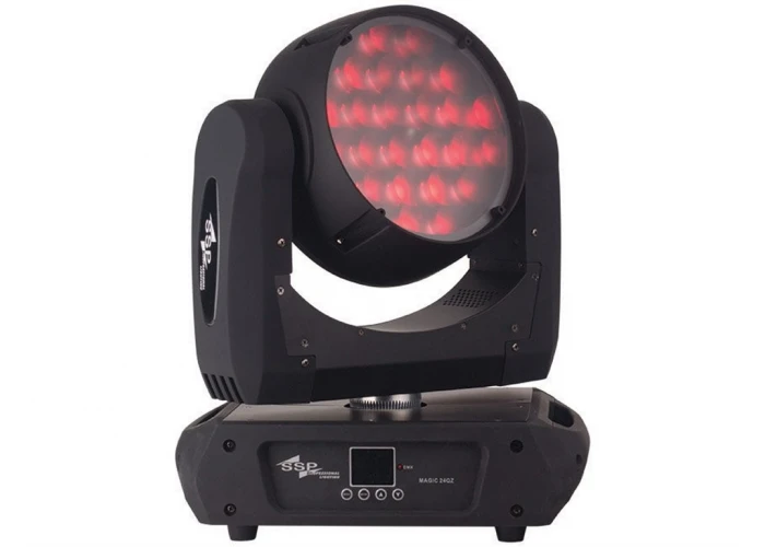 SSP Deron Magic 24QZ Zoomlu Wash Moving Head Robot Işık 24x12W Ledli