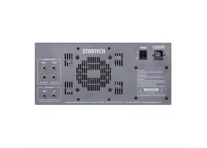 Startech SAFIR S6-800-USB-100V 6-kanal Mikser Amfi 2x400W/100V USB Bluetooth