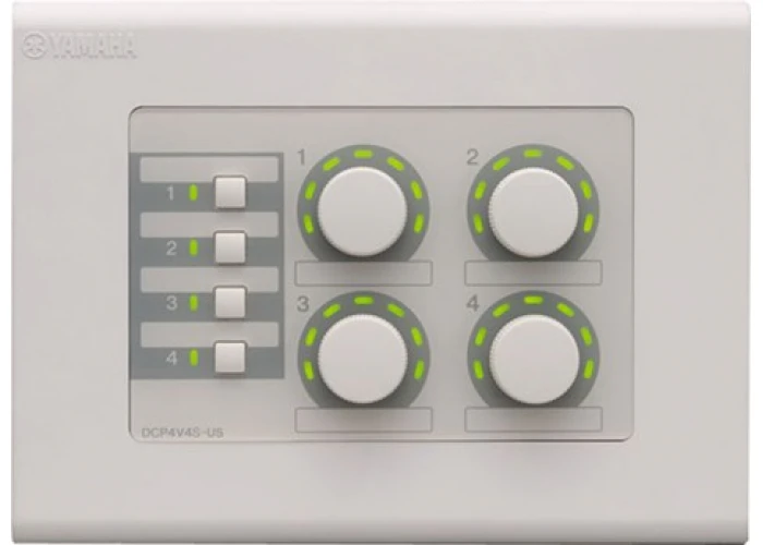 Yamaha DCP4V4S-EU Mtx Serisi İçin 4 Volume + 4 Switch Duvara Kontrol Paneli