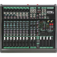 STK Pro VM-16SDDR Powermixer 16-kanal, 2X450W, Çift Efekt, Sub Out
