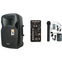 Mickle MP810 8 Şarjlı Portatif Hoparlör, EL+Headset Mikrofon, Efekt, USB, Bluetooth