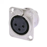 Neutrik NC3FD-L-1 3 Pin XLR şasi tip Dişi Konnektor