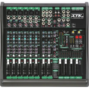 Stk-Pro VM-14SDDR Powermixer 2X440W ,14 Kanal, Çift Efekt, Subout
