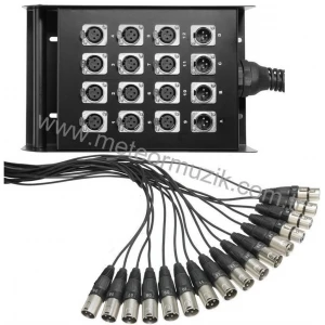 Neutrik 1620N Hazır Stagebox 16-kanal 20mt
