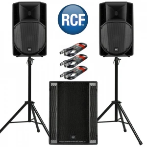RCF ART715 + SUB8003 2 Hoparlör 1 Subwoofer Aktif Ses Sistemi