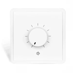 Audac VC3102/W 100V volume controller 100W 80 x 80 mm