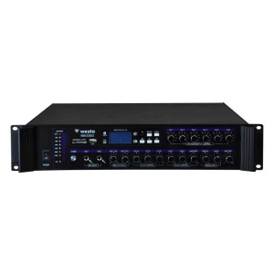 WESTA WM-2350U Mobil Kontrol 350W/100V Mikser Amfi 6-zone, USB, Bluetooth