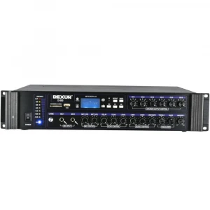 DEXUN D500 Mikser Amfi 350W/100V 6-volüm kontrol, USB/BT
