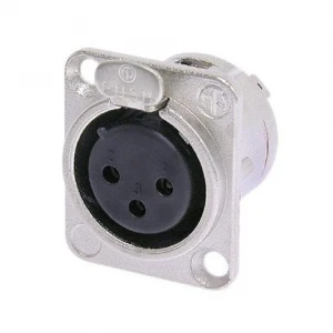 Neutrik NC3FD-L-1 3 Pin XLR şasi tip Dişi Konnektor