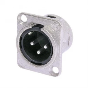 Neutrik NC3MD-L-1 3 Pin XLR şasi tip Erkek Konnektor
