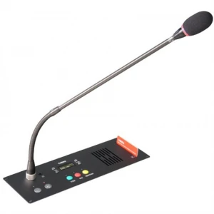 TAIDEN HCS-48U10CVS Fully Dijital Congress System Delegate Unit (flush-mounting, 3 voting keys, contactless IC-Card reader, 64 CHs, OLED, black)
