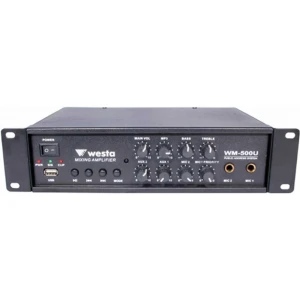 WESTA WM-500U 100W/100V Mikser Amfi, Usb Mp3 Player