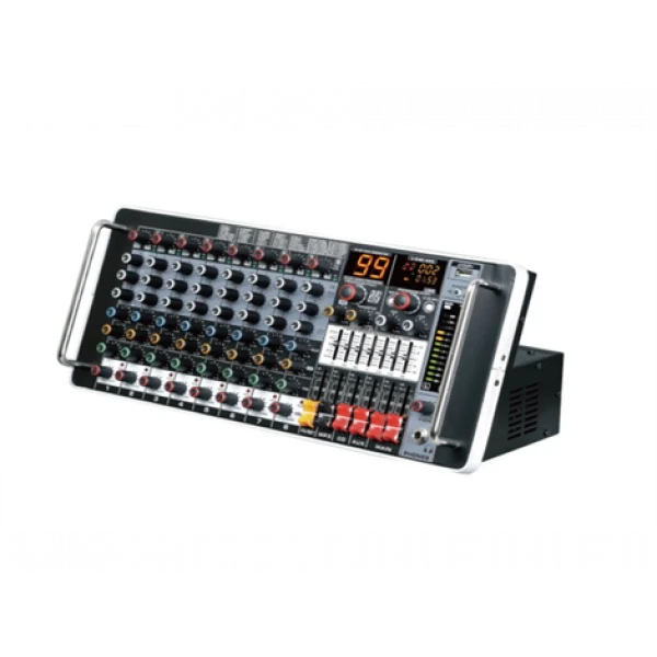 SSP PM12R 2x650W 12 Kanal Rack Tipi Powermixer