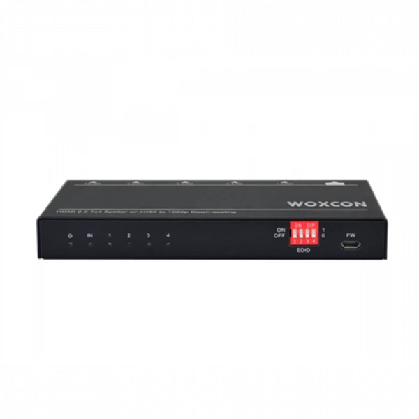 Woxcon SUH4E-H2 - 1:4 HDMI Splitter, 4K@60