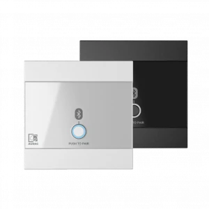 Audac WP220 Universal wall panel - Bluetooth receiver input - 80 x 80 mm