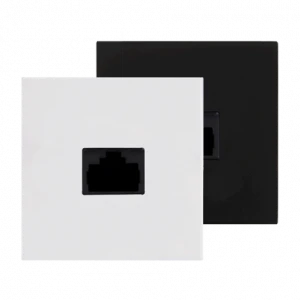 Audac CP43ARP/B Connection plate - rj45 + repeater - bticino