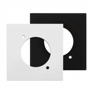 Audac CP45DSZ/B Connection plate D-size 45 x 45 mm