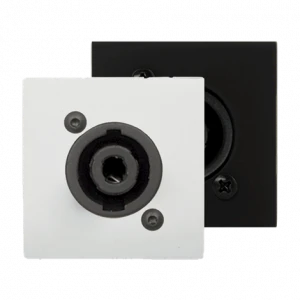 Audac CP45SPES/B Connection plate D-size Hoparlör 45 X 45 mm - solderless