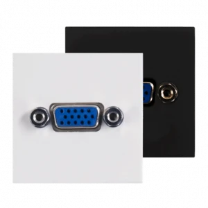 Audac CP45VGA/B Connection plate VGA 45 x 45 mm