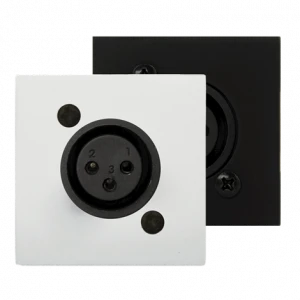 Audac CP45XLFS XLR Duvar Bağlantı Paneli, Mikrofon Prizi (Dişi) 45x45 mm - kasasız