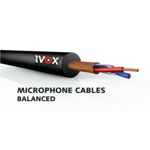 IVOX VB 236 HERO 2x0,34 mm Balanslı Mikrofon Kablosu (100-metre Rulo)