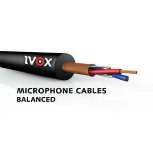 IVOX VB 256 TRON 2x0,50 mm Balanslı Mikrofon Kablosu (100-metre Rulo)
