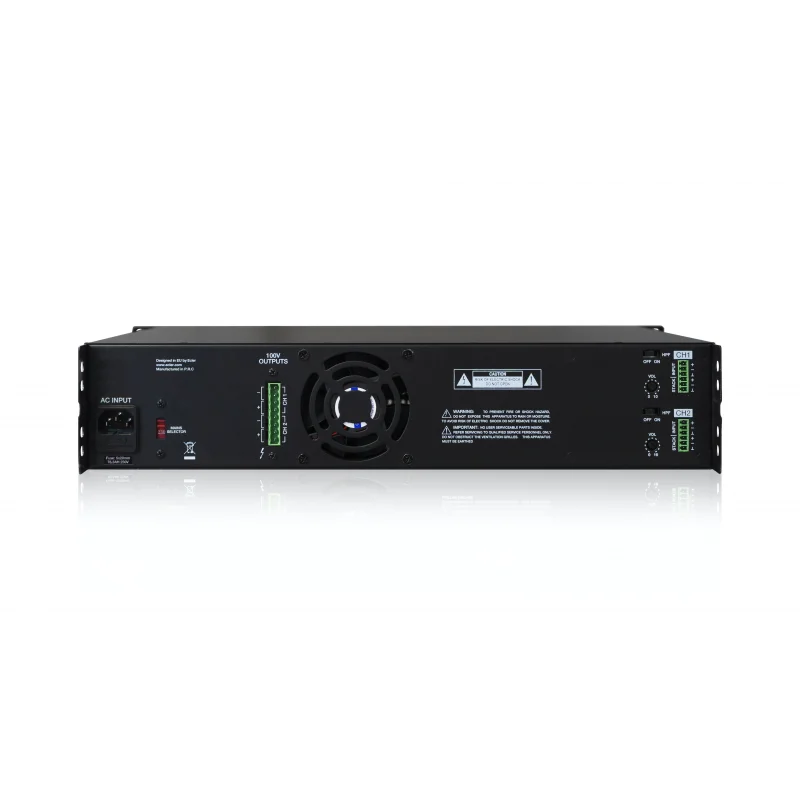 ECLER EHSA2-500 Power Amplifikatör 2x500W/100V