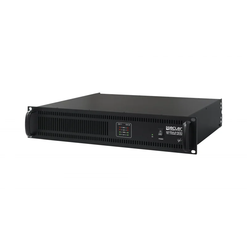 ECLER EHSA2-500 Power Amplifikatör 2x500W/100V