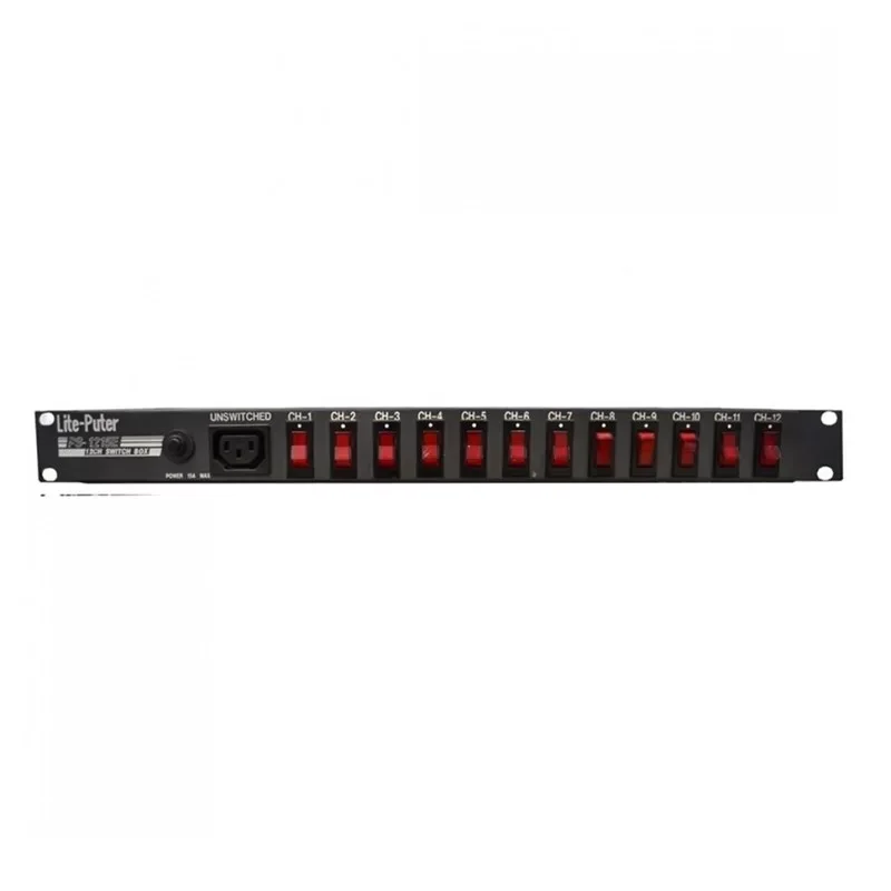 Lite-Puter PS-1215 12 Kanal Switch Box, 12x6 A, 19 1U