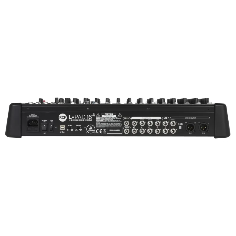 RCF L-PAD 16CX USB 16-kanal Efektli Ses Mikseri, 4 Aux