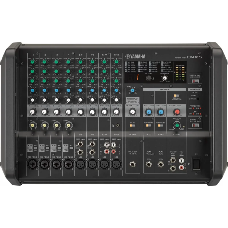 Yamaha EMX5 2x630W 12 Input Küp Powermixer