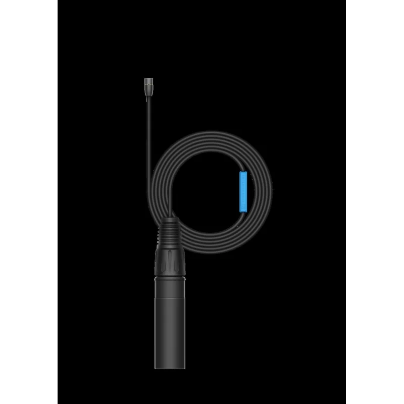 Sennheiser MKE 2 (BLACK XLR) Küresel Yaka Mikrofonu (XLR, Phantom Adaptörlü, Antrasit)