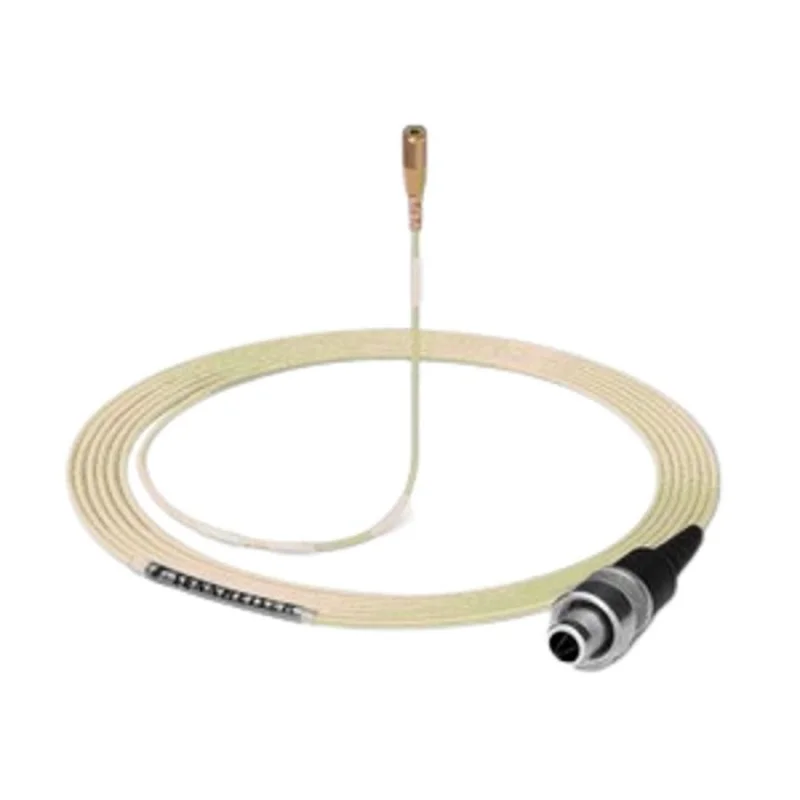Sennheiser MKE 1-4-M Küresel Minyatür Yaka Mikrofonu (3 pin SE konnektör, Açık Bej)