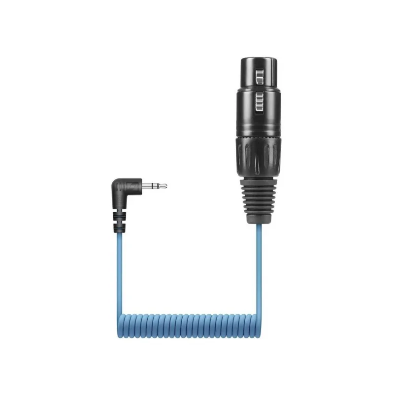 Sennheiser KA 600 Spiral Mikrofon Kablosu (XLR-3 Dişi → 3,5 mm Jak, 20 cm)