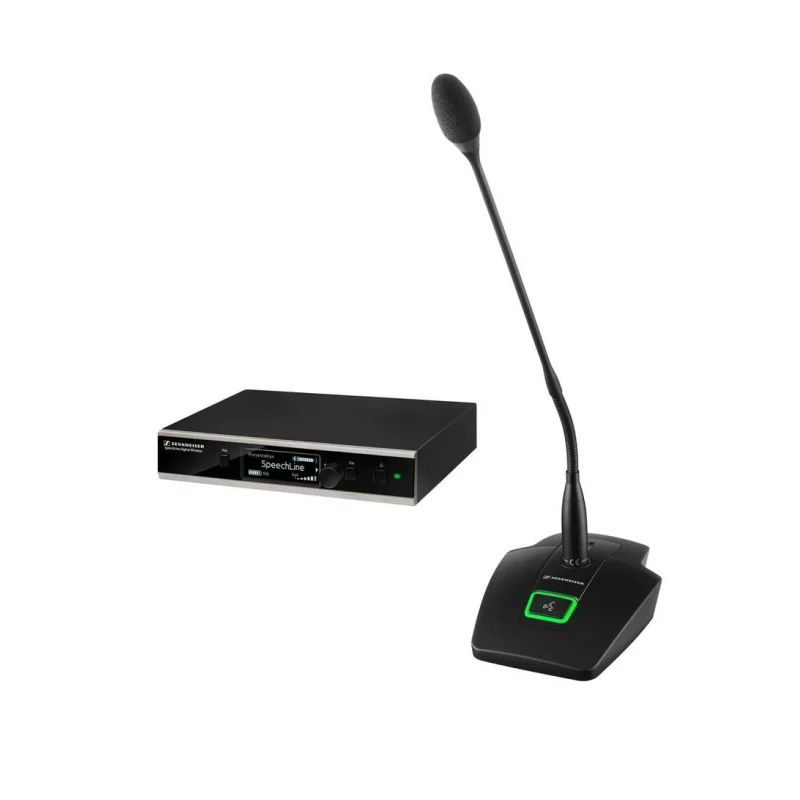 Sennheiser SL TS 133 GN SET DW-3 EU Kablosuz Gooseneck Masa Mikrofonu Seti (MEG 14-40 II)
