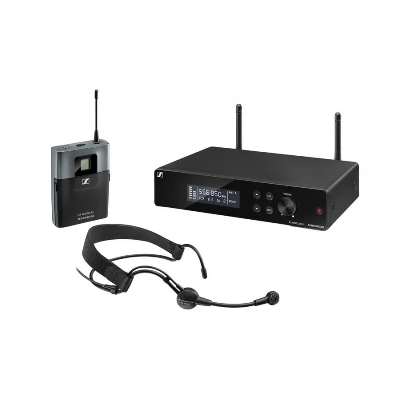 Sennheiser XSW 2-ME3-B Kablosuz Headset Mikrofon Seti (B, 614–638 MHz)