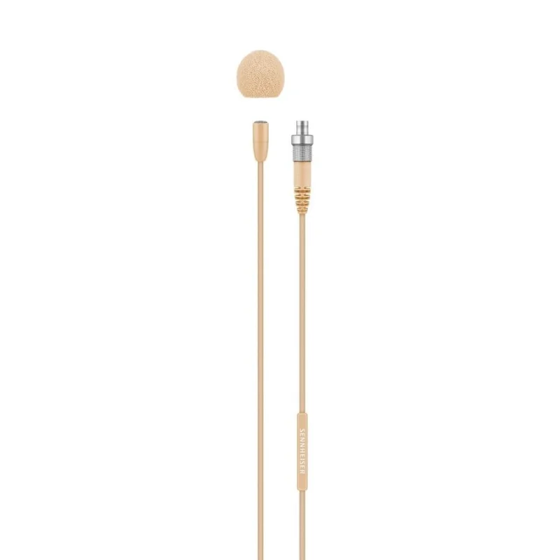 Sennheiser MKE ESSENTIAL OMNI-BEIGE-3-PIN Yaka Mikrofonu (3 pin konnektör, Bej)